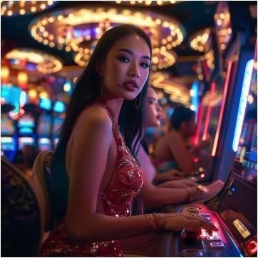 Mesin slot dengan tema petualangan dan simbol warna-warni yang menarik
